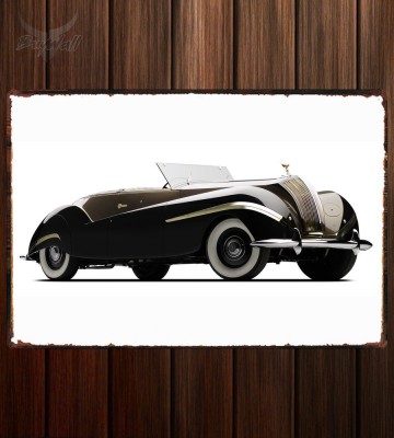 Металлическая табличка Rolls-Royce Phantom Labourdette Vutotal Cabriolet (III)